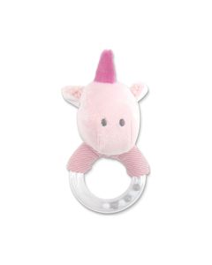 LORELLI PLISANA IGRACKA ZVECKA RING - UNICORN PINK