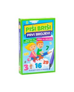 IGRACKA EDUKATIVNE KARTICE SR PISI-BRISI PRVI BROJEVI