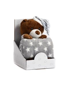 BBO SET IGRACKA + CEBENCE SLEEPING BEAR (B200003) - GREY