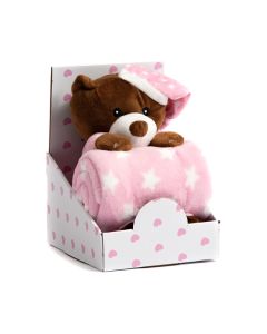 BBO SET IGRACKA + CEBENCE SLEEPING BEAR (B200003) - PINK