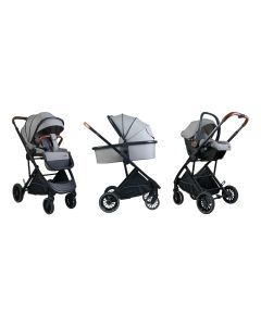 BBO KOLICA ZA BEBE 3u1 NEO (BD801) - LIGHT GREY